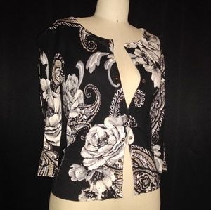 WHBM printed cardigan